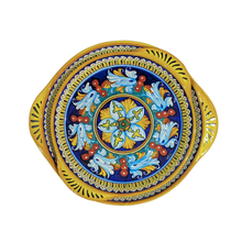 Load image into Gallery viewer, Set of two round trays with handles - 25cm and 30cm diam - Giglio
