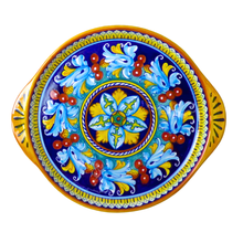 Load image into Gallery viewer, Set of two round trays with handles - 25cm and 30cm diam - Giglio
