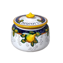 Load image into Gallery viewer, Biscotti jar - Lemons
