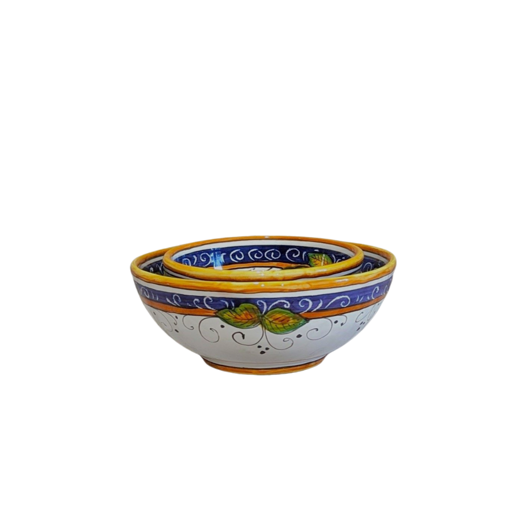 Set of two serving bowls, Lemon - 12cm & 16cm