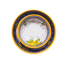 Load image into Gallery viewer, Set of two serving bowls, Lemon - 12cm &amp; 16cm
