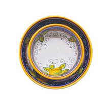 Load image into Gallery viewer, Set of two serving bowls, Lemon - 12cm &amp; 18cm
