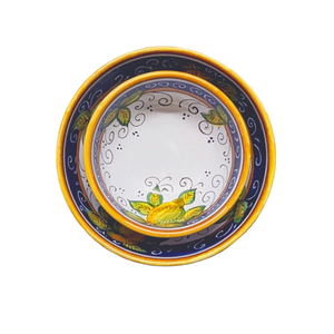 Set of two serving bowls, Lemon - 12cm & 18cm