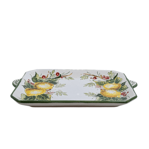 Small rectangular tray - limone mazzo