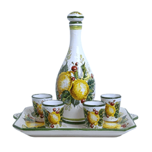 Load image into Gallery viewer, Limoncello bottle with stopper (22cm) - limone mazzo
