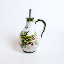 Load image into Gallery viewer, Oil &amp; vinegar bottle set with handles - Limone mazzo, 350ml
