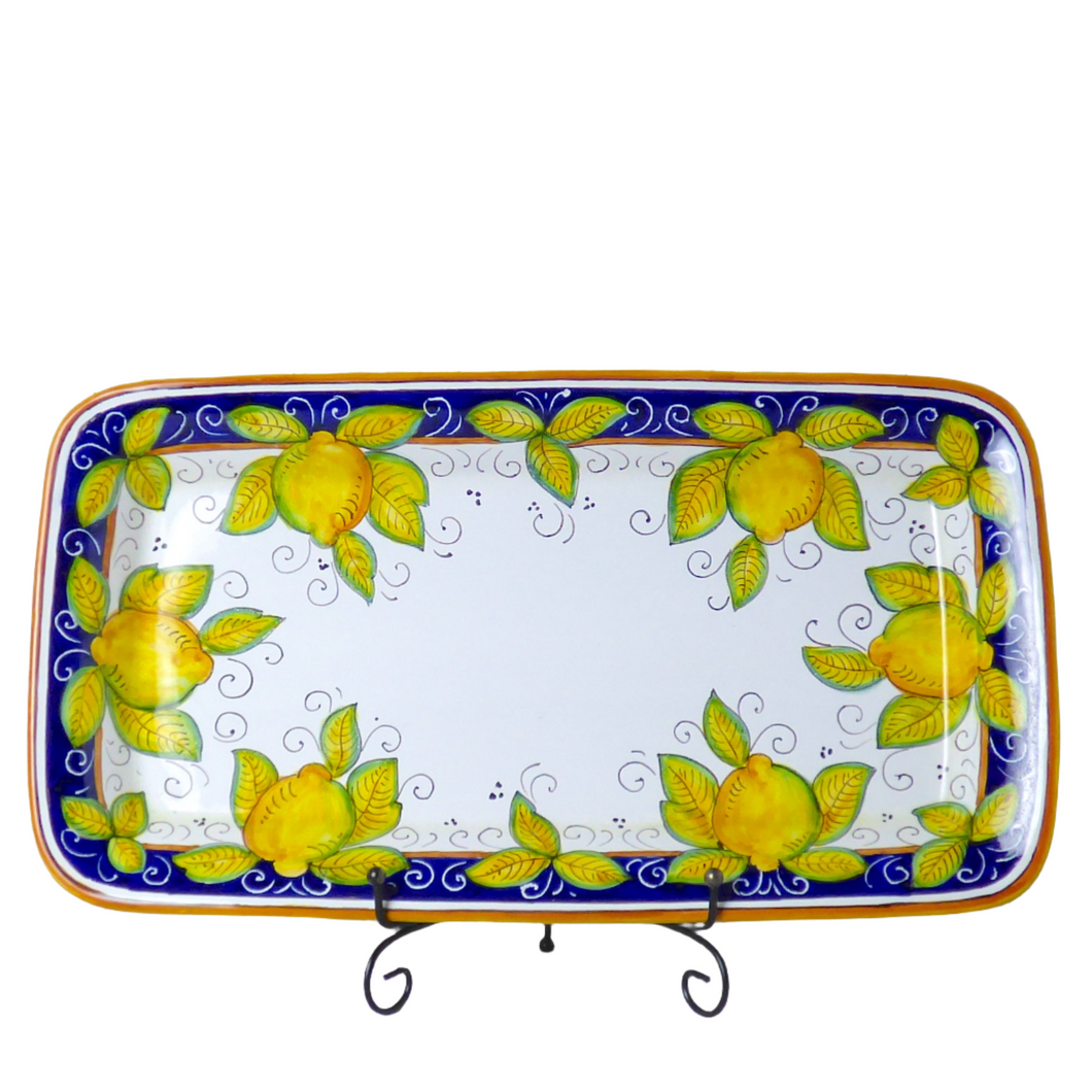 Rectangular platter (43x24cm) - Lemon