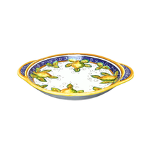 Load image into Gallery viewer, Round tray with handles - medium, 25cm diam - Lemon
