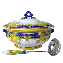 Load image into Gallery viewer, Soup tureen and ladle - 3.5 litres - Lemon
