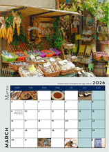 Load image into Gallery viewer, 2026 &#39;Glimpses of Italy&#39; 13-month calendar
