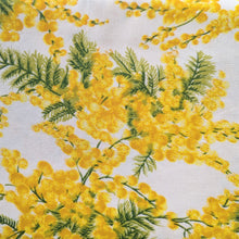 Load image into Gallery viewer, Rectangular cotton tablecloth - 135x240cm - Mimosa design
