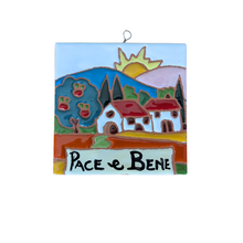 Load image into Gallery viewer, Pace e Bene tile - 10cmx10cm (Sial)
