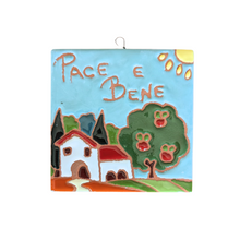 Load image into Gallery viewer, Pace e Bene tile - 10cmx10cm (Sial)
