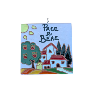 Pace e Bene tile - 10cmx10cm (Sial)