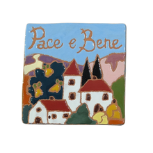 Load image into Gallery viewer, Pace e Bene tile - 10cmx10cm
