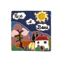 Load image into Gallery viewer, Pace e Bene tile - 10cmx10cm
