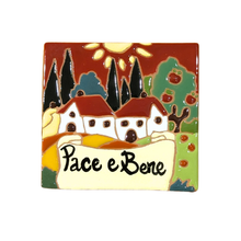 Load image into Gallery viewer, Pace e Bene tile - 10cmx10cm

