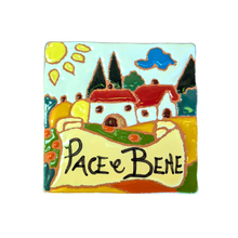 Load image into Gallery viewer, Pace e Bene tile - 10cmx10cm (Sial)
