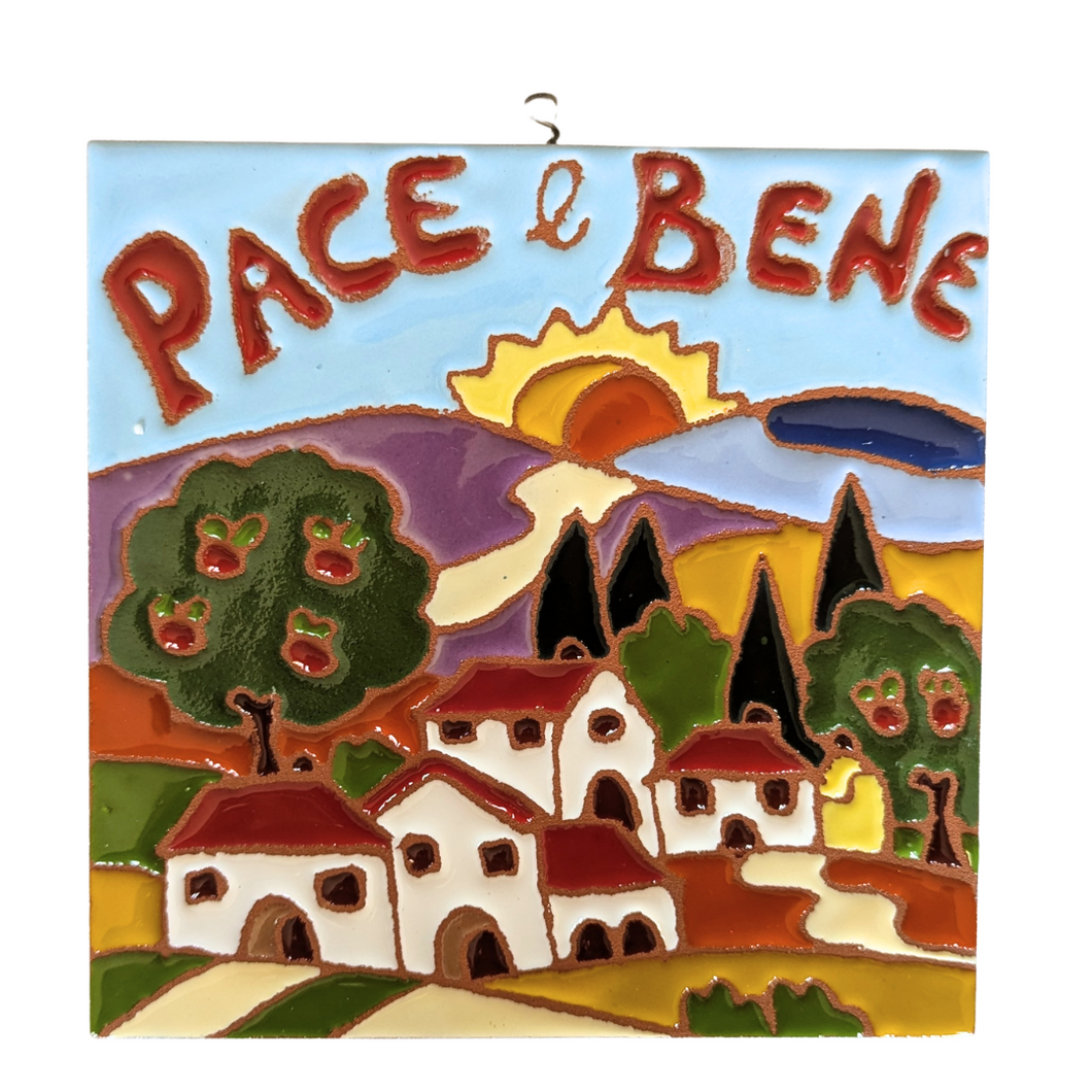 Pace e Bene tile - 15cmx15cm (Sial)
