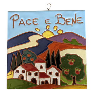 Pace e Bene tile - 15cmx15cm (Sial)