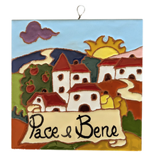 Load image into Gallery viewer, Pace e Bene tile - 15cmx15cm (Sial)
