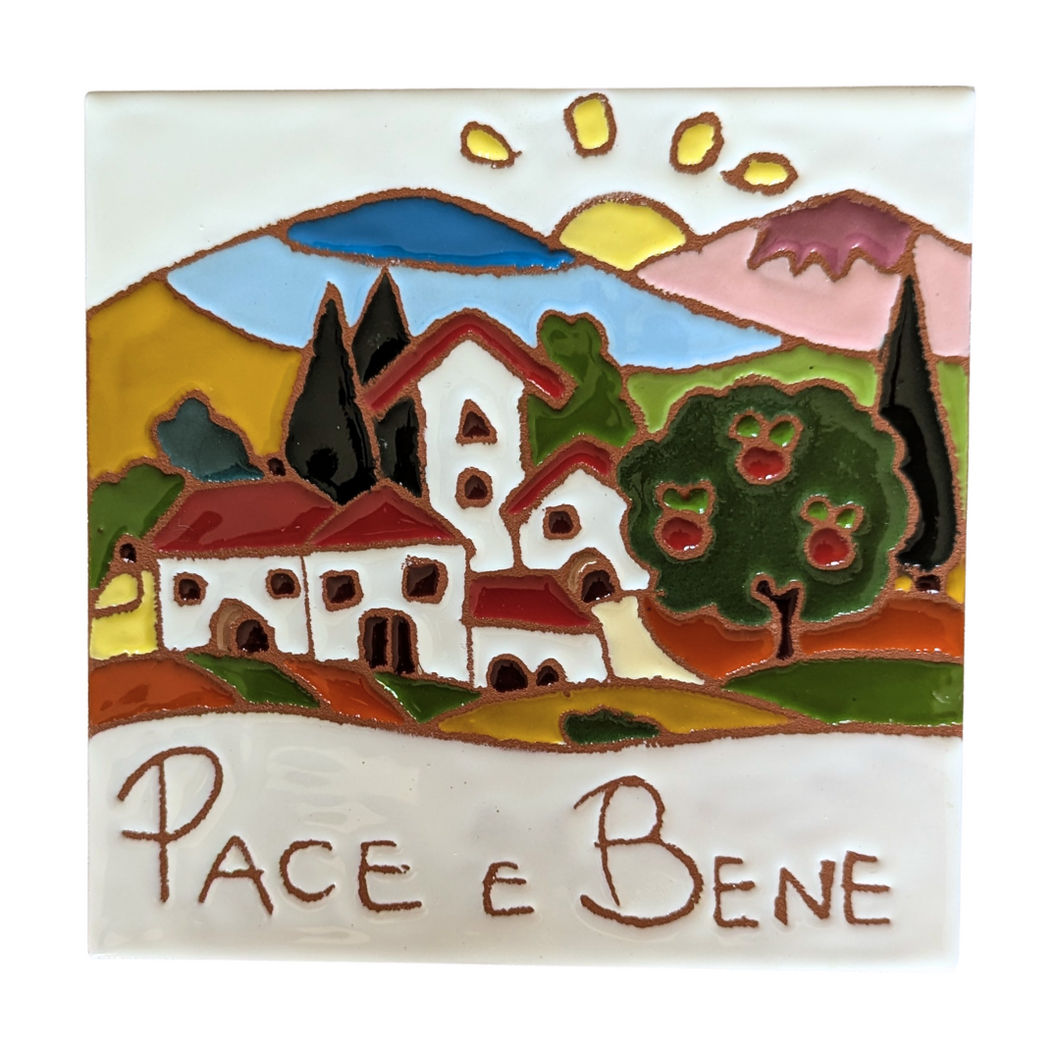 Pace e Bene tile - 15cmx15cm (Sial)