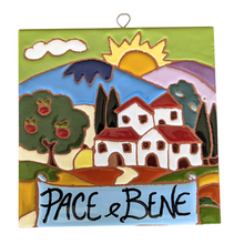 Load image into Gallery viewer, Pace e Bene tile - 15cmx15cm (Sial)
