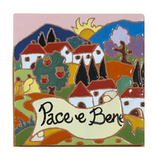 Load image into Gallery viewer, Pace e Bene tile - 15cmx15cm
