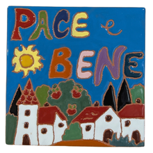 Load image into Gallery viewer, Pace e Bene tile - 15cmx15cm
