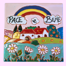 Load image into Gallery viewer, Pace e Bene tile - 15cmx15cm
