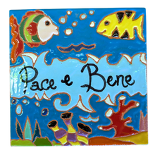 Load image into Gallery viewer, Pace e Bene tile - 15cmx15cm
