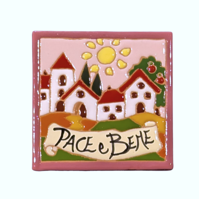 Pace e Bene tile - 10cmx10cm (Sial)