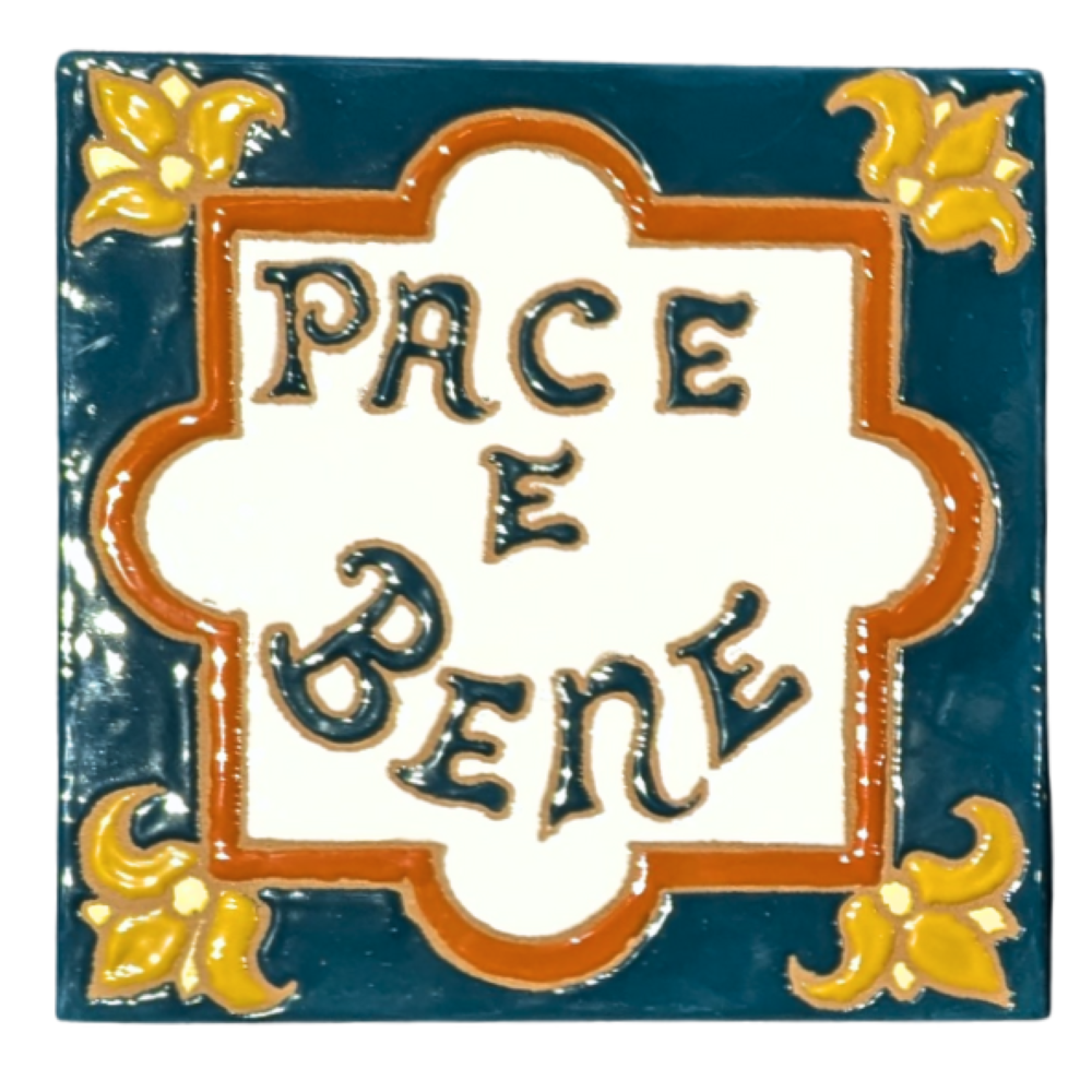 Pace e Bene tile - 15cmx15cm (Sial)