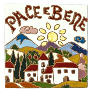 Pace e Bene tile - 15cmx15cm (Sial)