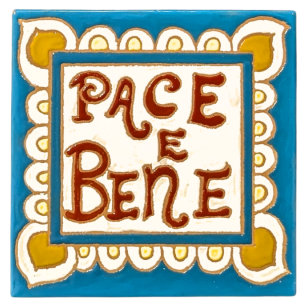 Pace e Bene tile - 15cmx15cm (Sial)