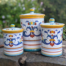 Load image into Gallery viewer, Storage canister with lid - small (19cm high) - Ricco
