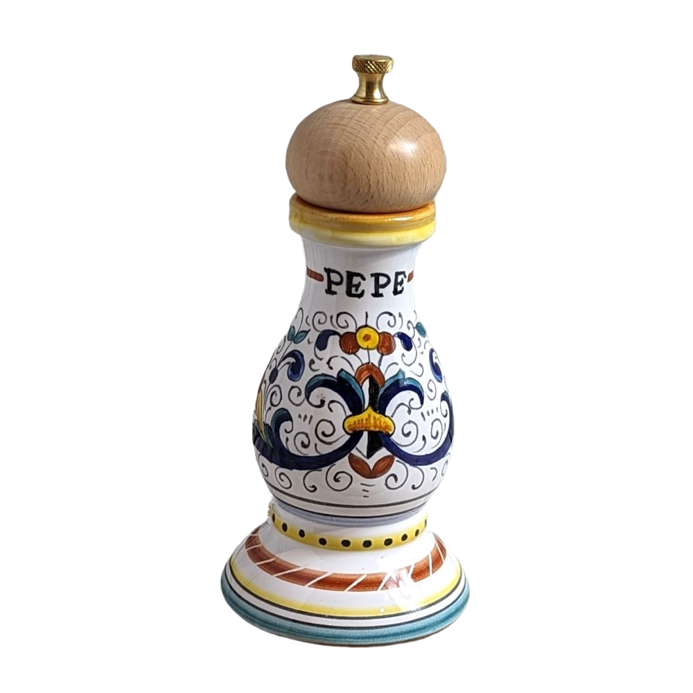 Pepper grinder - Ricco Deruta (wooden top)