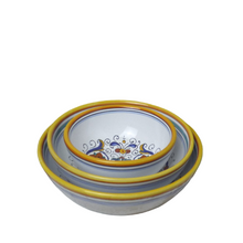 Load image into Gallery viewer, Set of three serving bowls, Ricco - 12cm, 16cm &amp; 18cm
