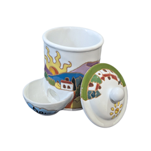Load image into Gallery viewer, Salt dispenser with Tuscan scene
