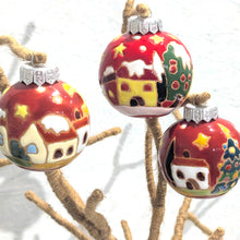 Load image into Gallery viewer, Christmas tree ornament - medium (6cm) - various Tuscan designs
