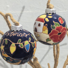 Load image into Gallery viewer, Christmas tree ornament - large (8cm) - Tuscan scenes
