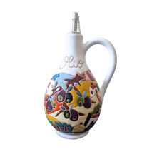 Load image into Gallery viewer, Tuscan Olive Oil Bottle with handle, 600ml, 19cm
