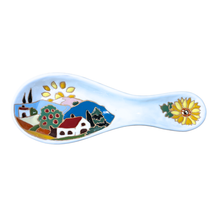 Load image into Gallery viewer, Spoon Rest with Tuscan village
