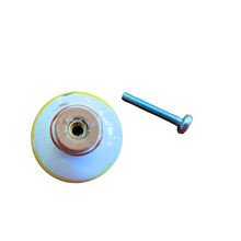 Load image into Gallery viewer, Round ceramic drawer and cabinet knobs - assorted designs - medium (40mm diam)
