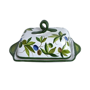 Butter Dish - black olives