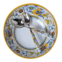 Load image into Gallery viewer, Large round serving bowl (30cm) + salad servers - Raffaellesco
