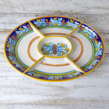 Load image into Gallery viewer, Large oval antipasto platter (38cmx27cm) - Giglio
