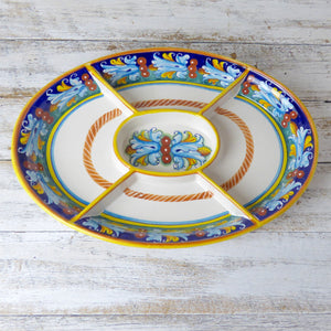 Large oval antipasto platter (38cmx27cm) - Giglio