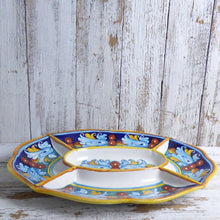 Load image into Gallery viewer, Large oval antipasto platter (38cmx27cm) - scalloped edges - Giglio
