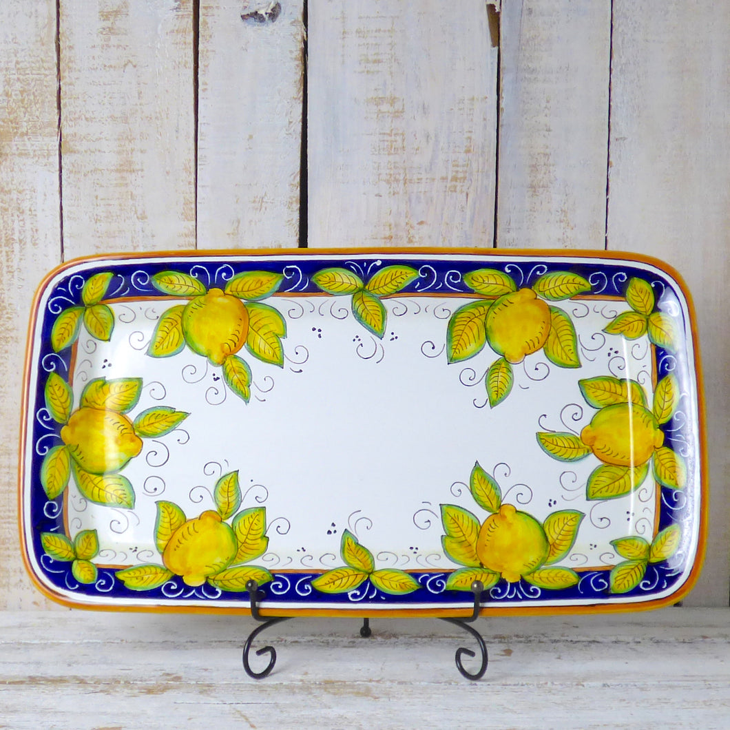Rectangular platter (43x24cm) - Lemon